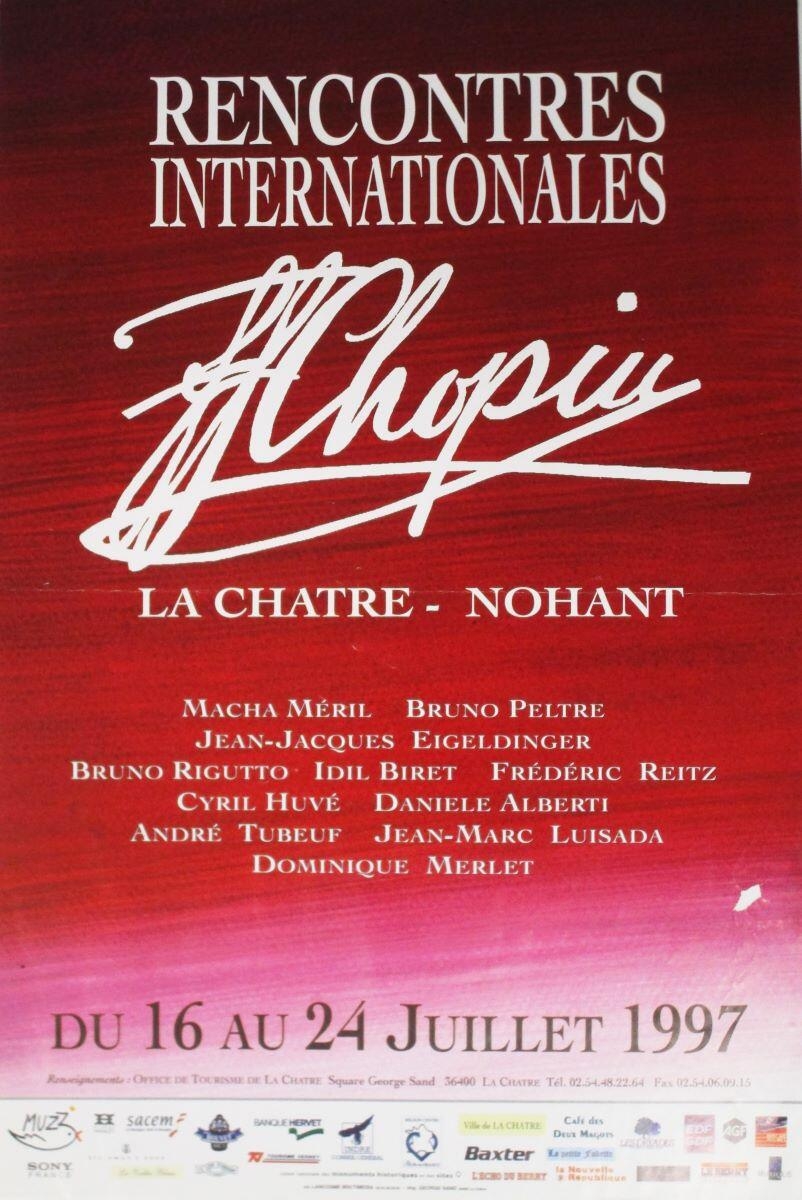 Rencontres internationales Frédéric Chopin La Châtre-Nohant