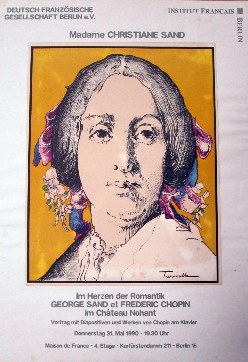 Madame CHRISTIANE SAND/Im herzen der Romantik/GEORGE SAND et FREDERIC CHOPIN/im Château Nohant/