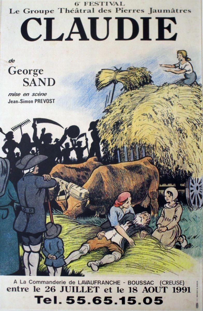 6e FESTIVAL/Le Groupe Théâtral des Pierres Jaumâtres/CLAUDIE