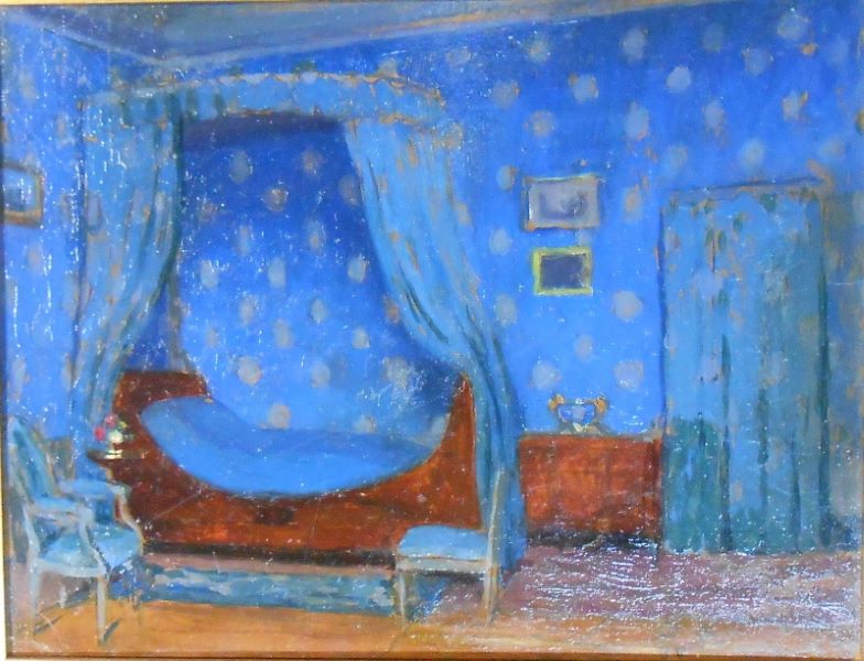 La chambre bleue à Nohant (titre factice)
