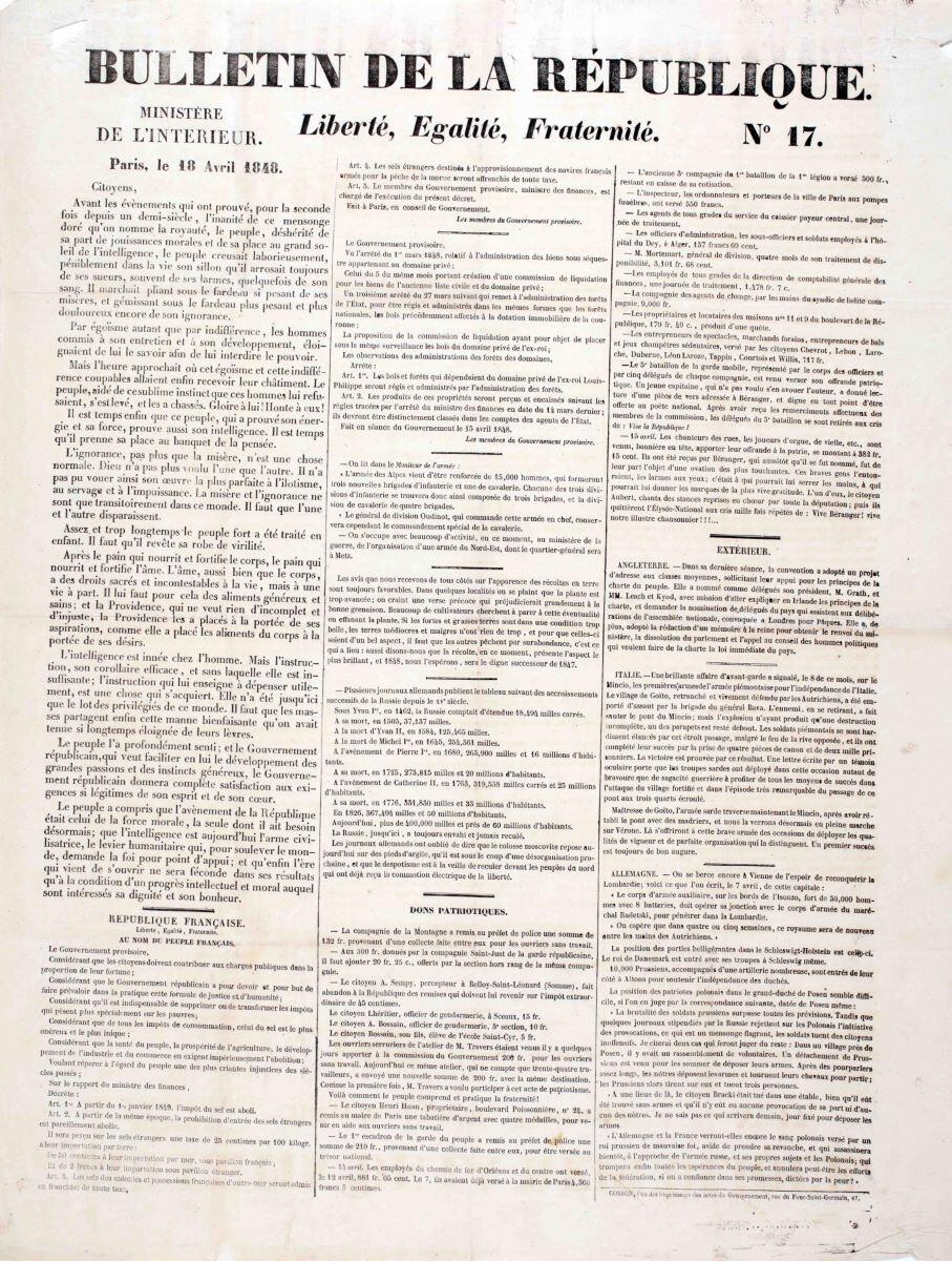 Bulletin de la République N°17