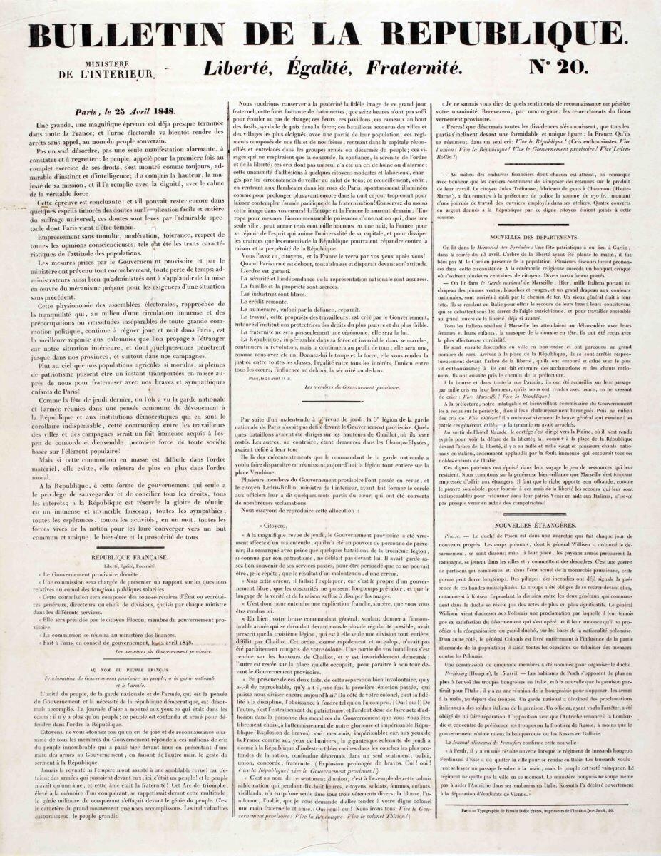 Bulletin de la République N°20