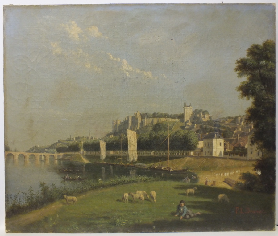Chinon, vue de la barrière des oiseaux