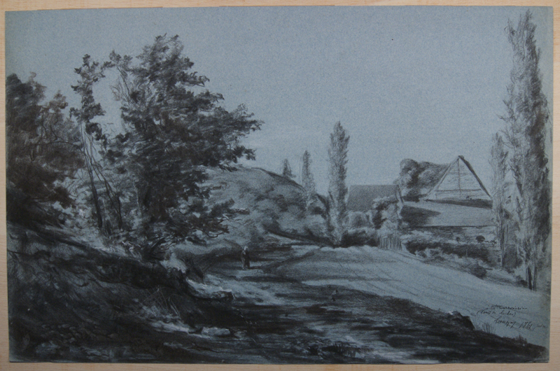 A la Courroierie (forêt de Loches). (Titre inscrit)