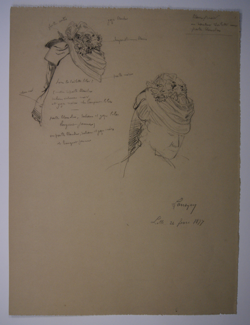 Etude de femme. (Titre factice)