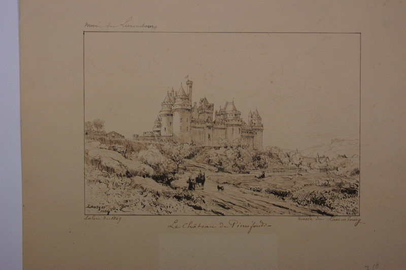 Le château de Pierrefonds. (Titre inscrit)