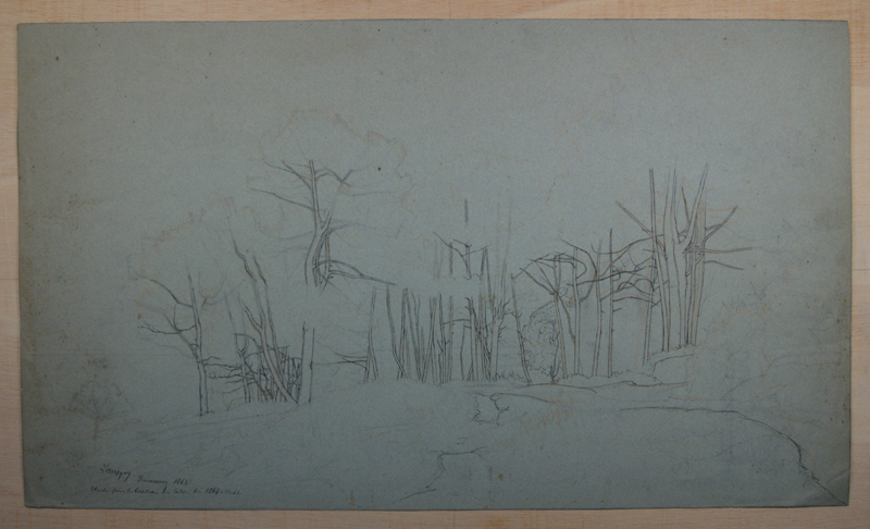 Douarnenez, étude pour le tableau du Salon de 1864, n°42. (Titre inscrit)