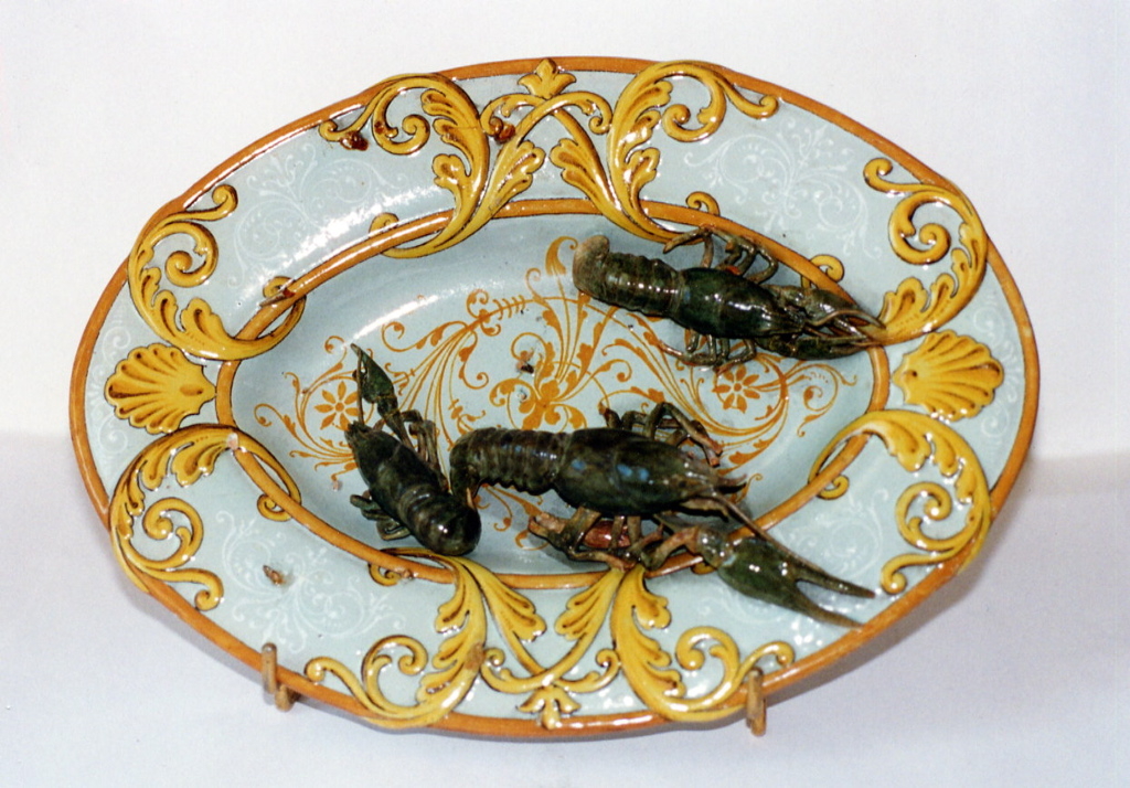 Plat ovale aux écrevisses