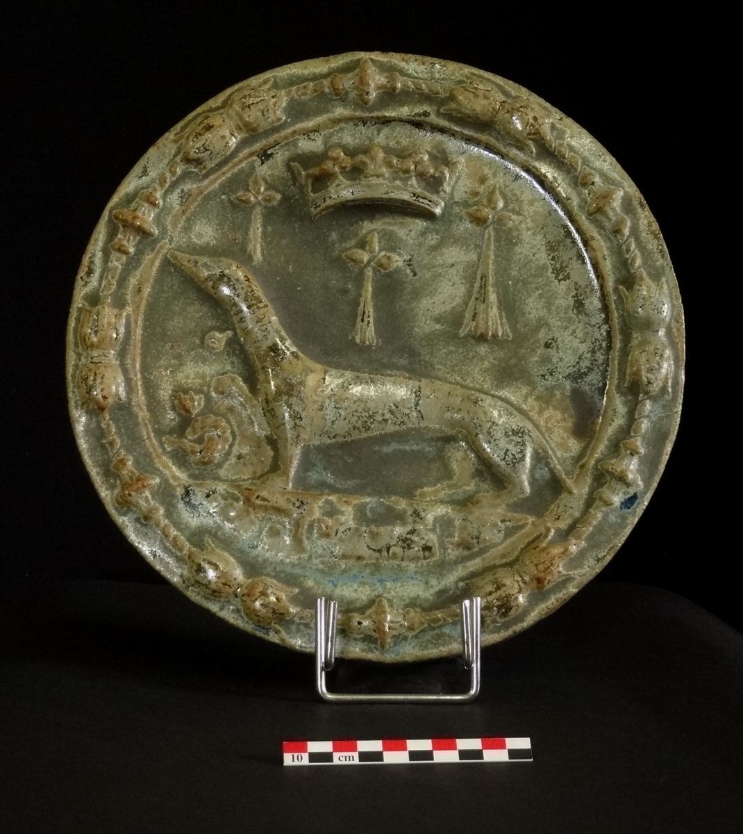 médaillon à décor d’hermine