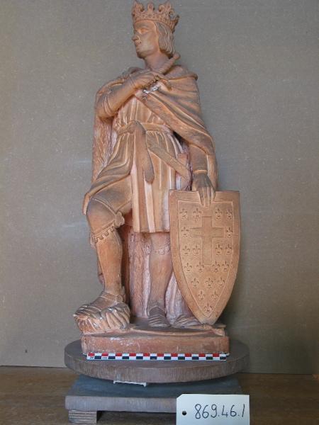 Saint Louis, statue en pied