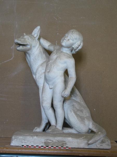 Enfant avec un chien
