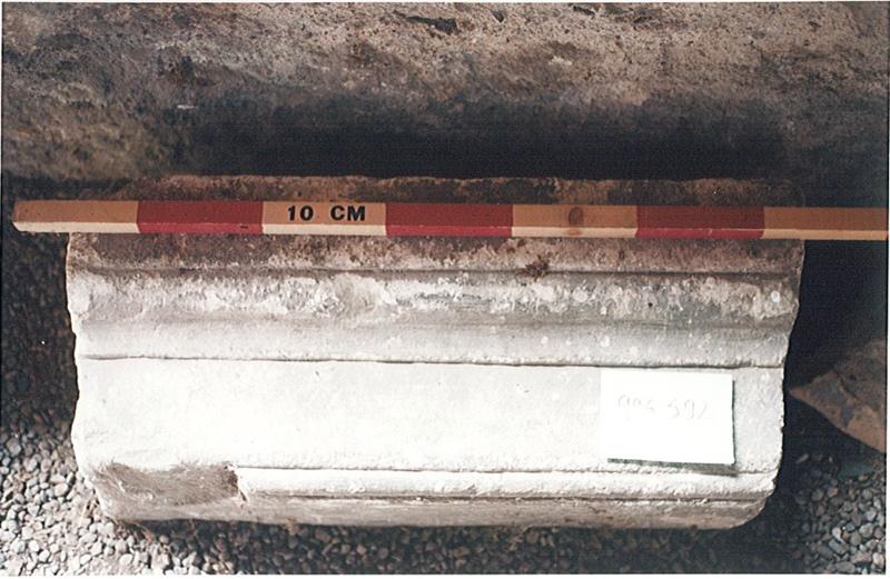 Fragment de corniche à doucine