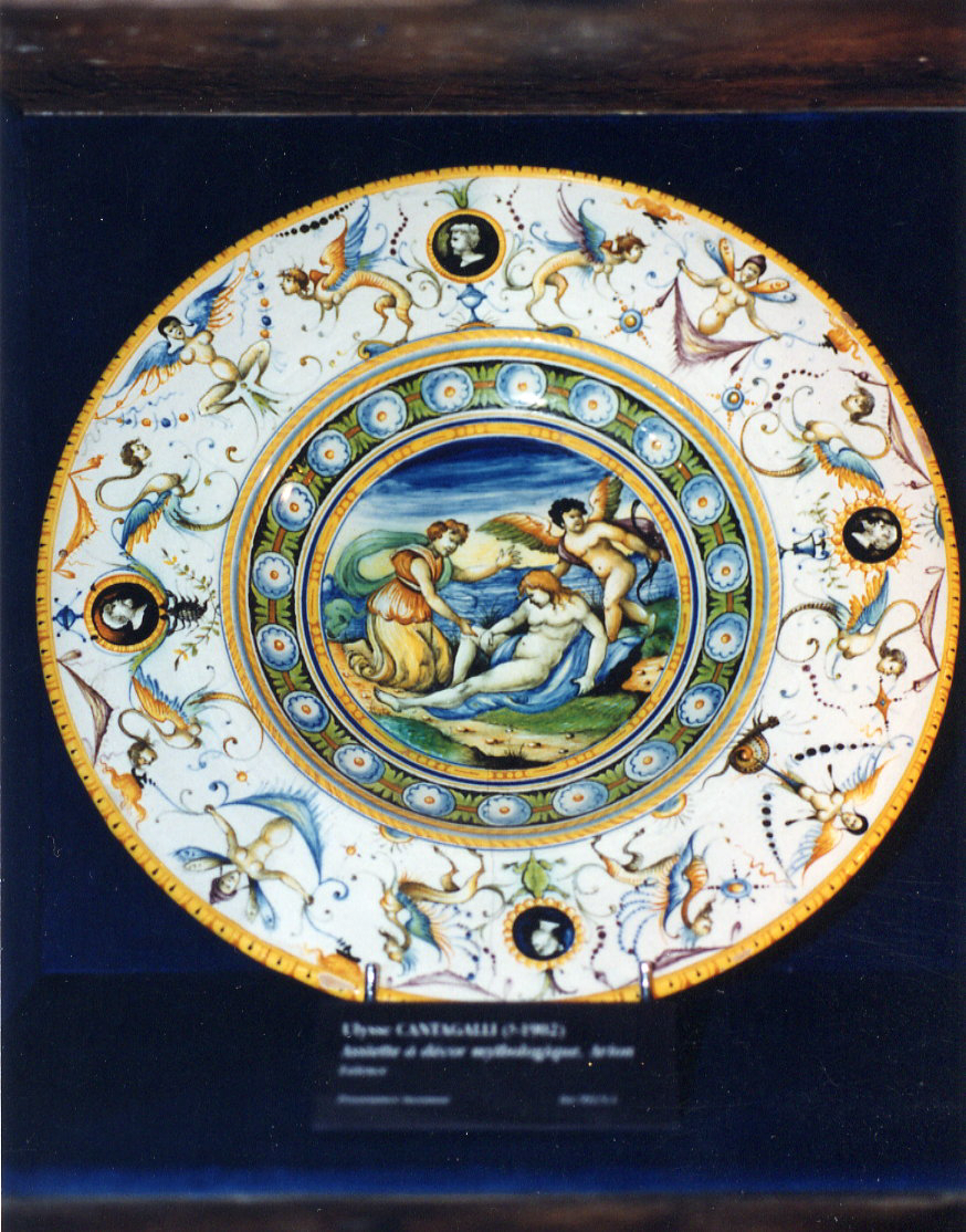 Arion ; assiette décorative