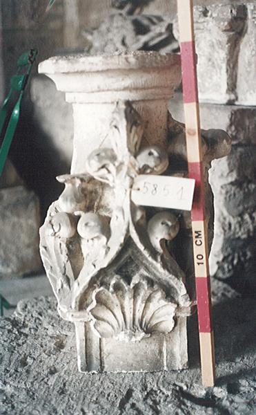 Moulage d'un candélabre