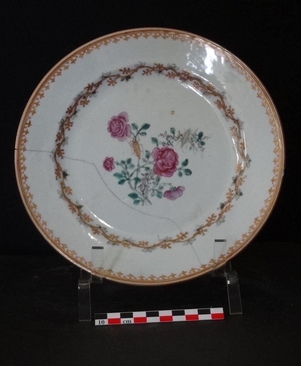 Assiette Compagnie des Indes