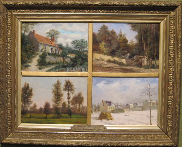 Paysage quatre tableaux