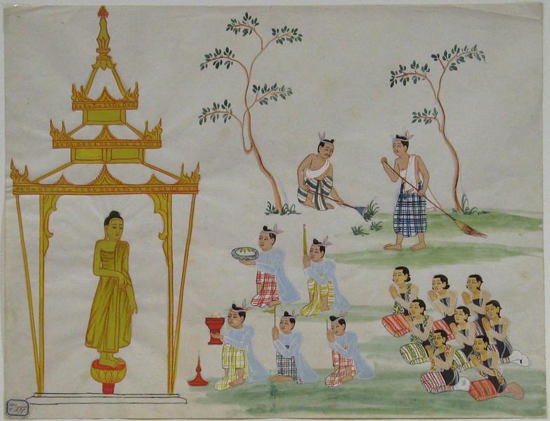 Vénération de Bouddha