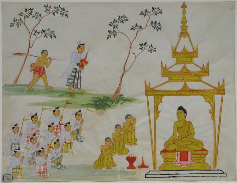 Vénération du Bouddha