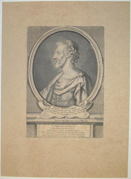 Portrait de Pierre Ronsard lauré