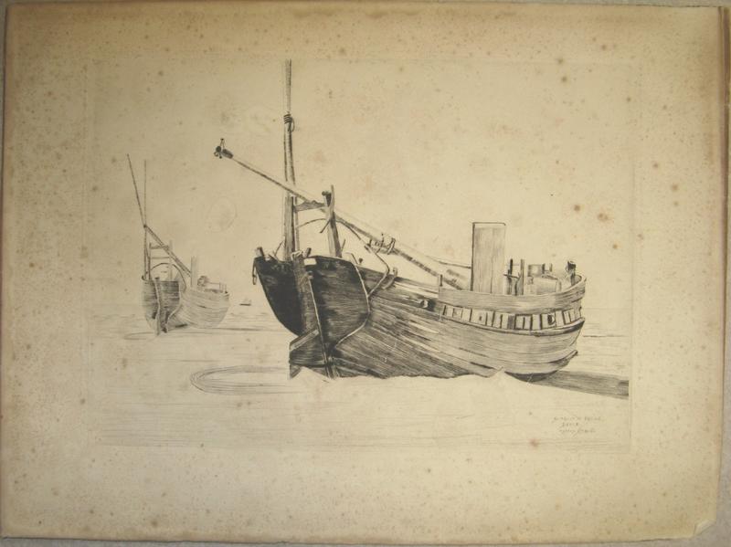 Bateaux de pêche à Berck