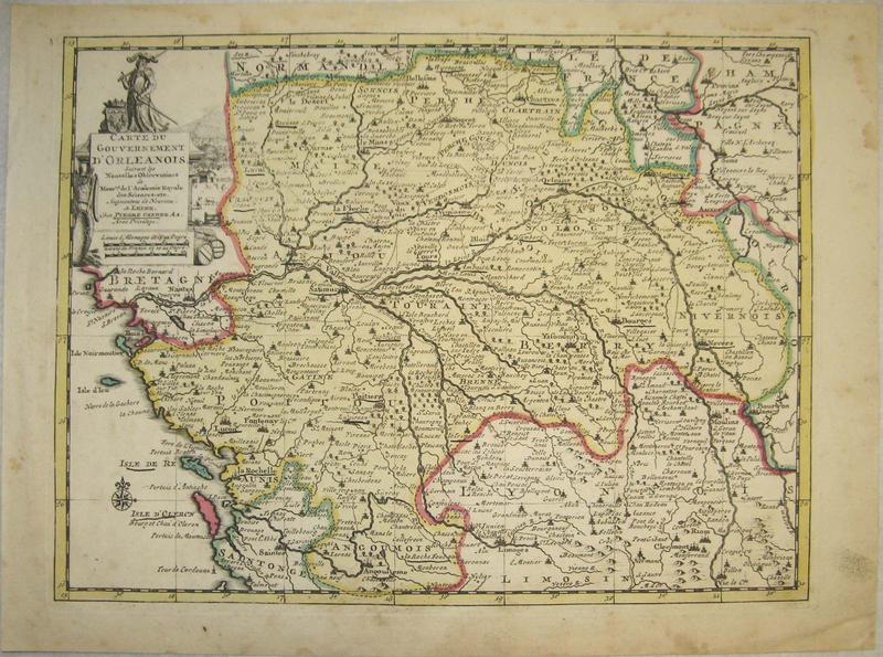 Carte du Gouvernement d'Orléanois