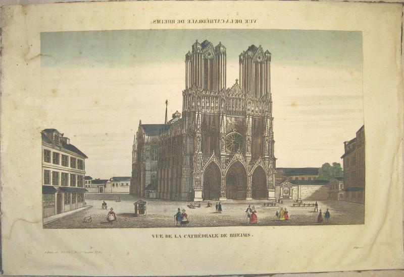 Vue de la cathédrale de Reims