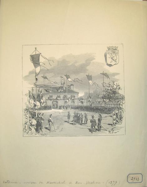 Arrivée du Maréchal de Mac-Mahon à la gare de Vendôme en 1877