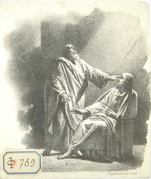 Elie guérit un aveugle