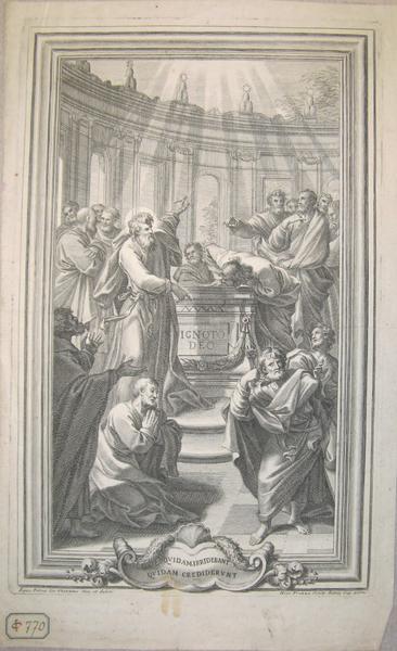 Discours de Paul devant l'Aréopage, annonçant la bonne nouvelle et la résurrection