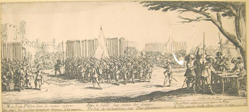 Les Misères et les Malheurs de la guerre (02) : L'enrôlement des troupes