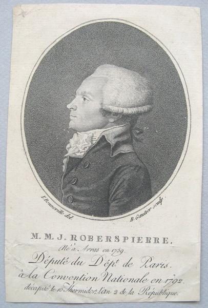 Portrait de Robespierre