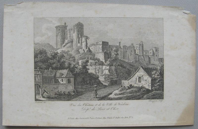 Vue du Château de Vendôme