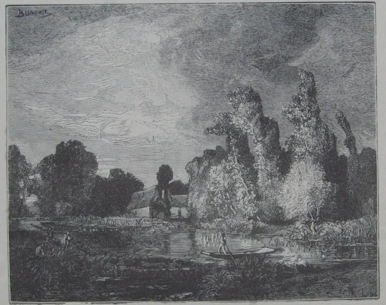 Avant l'orage (d'après un tableau de Busson)