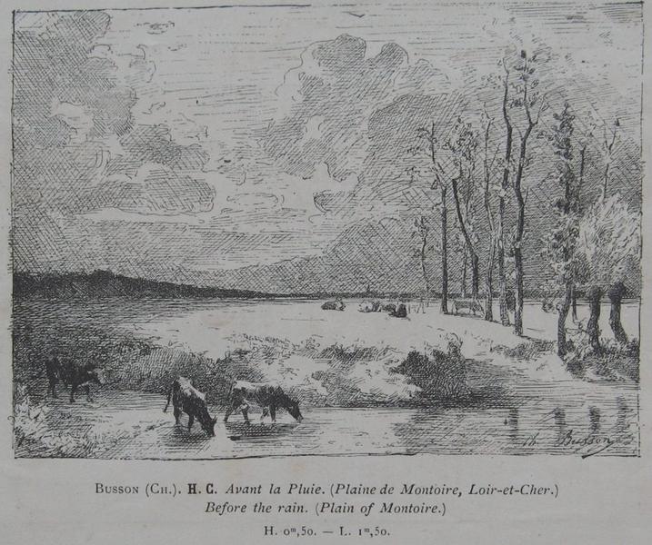 Avant la Pluie, plaine de Montoire