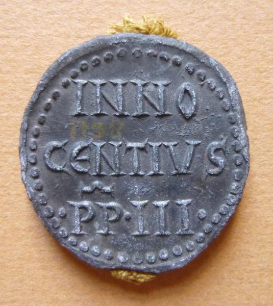 Sceau du pape Innocent III (titre d'usage)