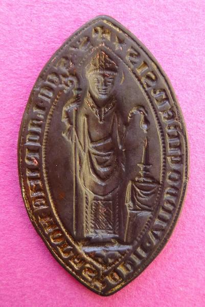 Reproduction d'un sceau de l'abbaye de la Trinité de Vendôme (titre d'usage)
