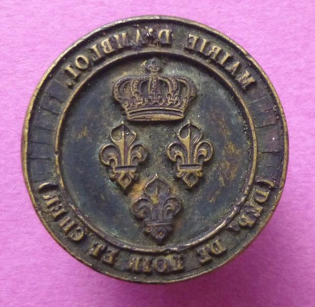 Cachet de la mairie d'Ambloy, Loir-et-Cher (titre d'usage)