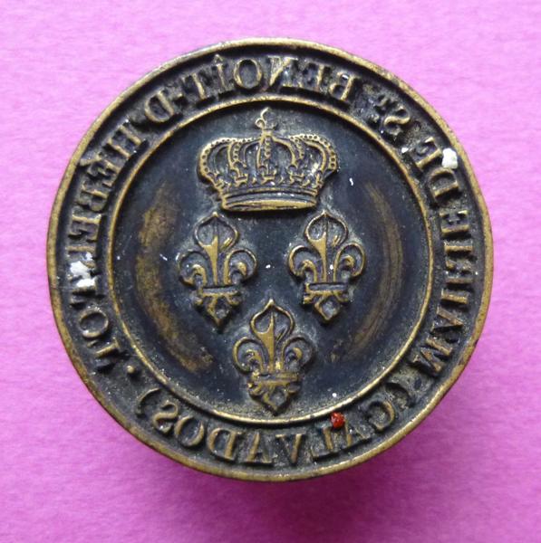 Cachet de la mairie de Saint-Benoît-d'Hébertot, Calvados (titre d'usage)