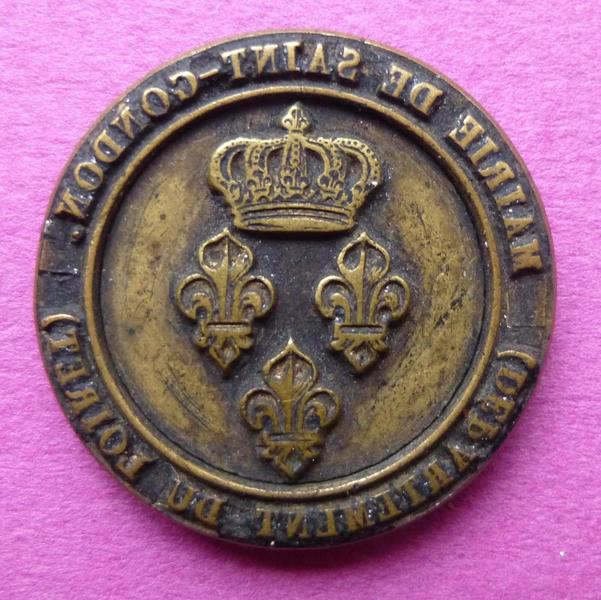 Cachet de la mairie de Saint-Gondon, Loiret (titre d'usage)
