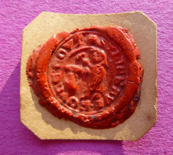 Empreinte du sceau de Thiébaud Bouce Coutelier