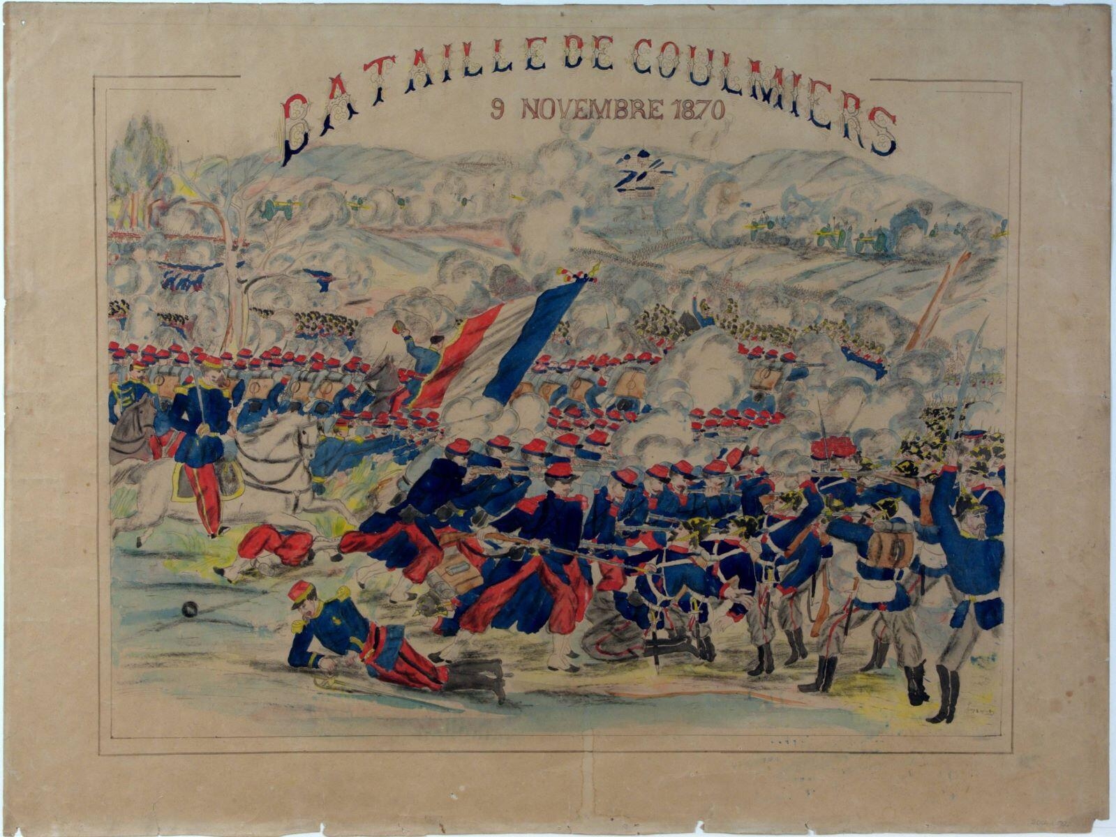 bataille de Coulmiers /  9 novembre 1870 (titre inscrit)