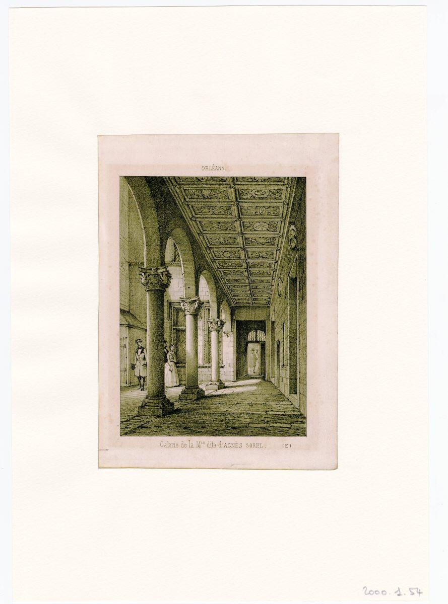 ORLEANS / Galerie de la Maison dite d’AGNES SOREL (titre inscrit)