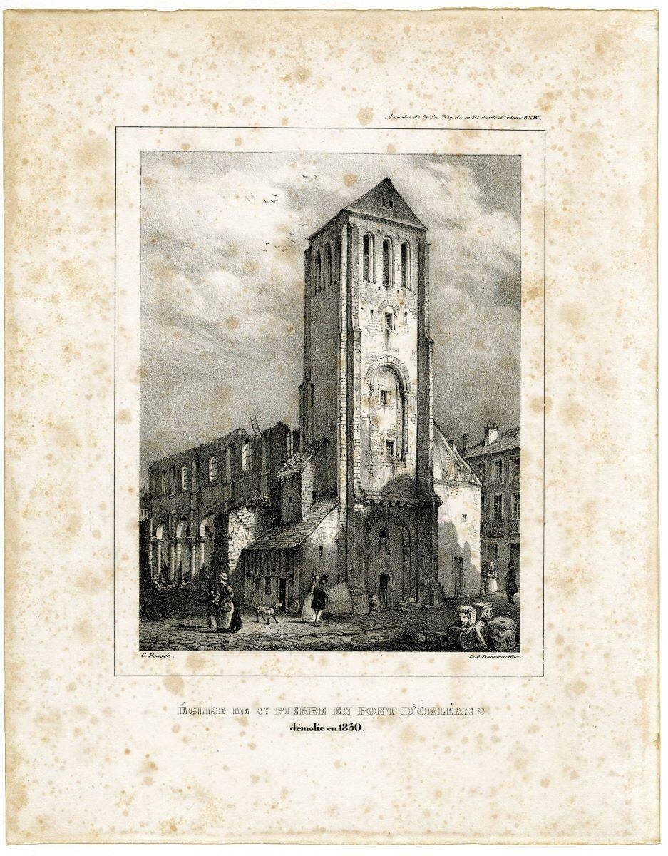 Eglise de St. Pierre en Pont d’Orléans / démolie en 1830 (titre inscrit)