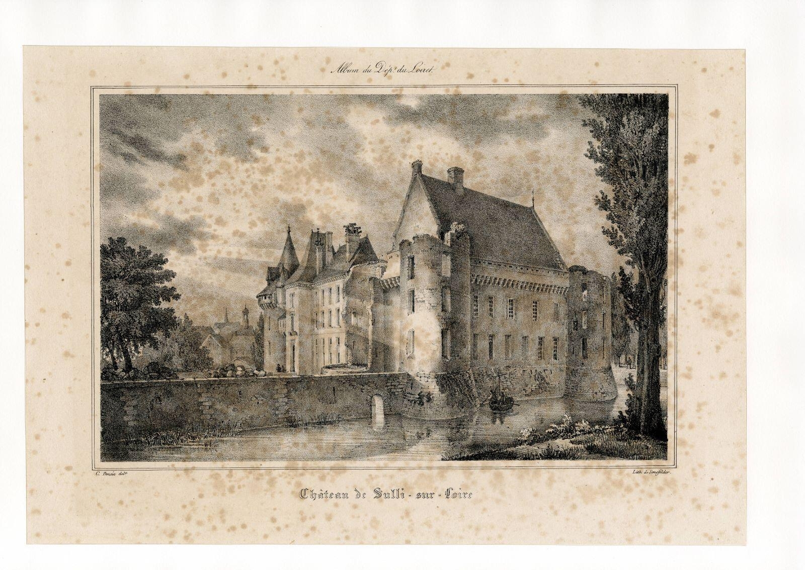 Album du Dépt du Loiret / Château de Sulli-sur-Loire (titre inscrit)