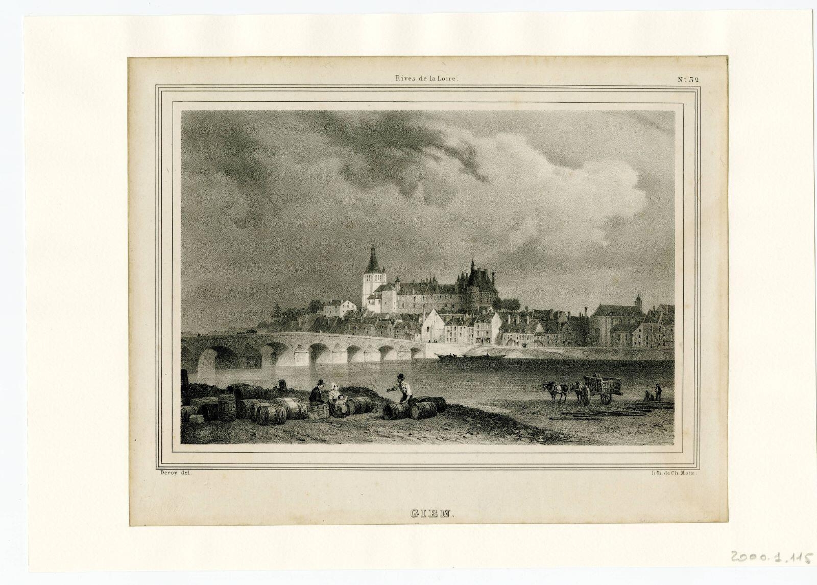 Rives de la Loire n°32 / Gien. (titre inscrit)