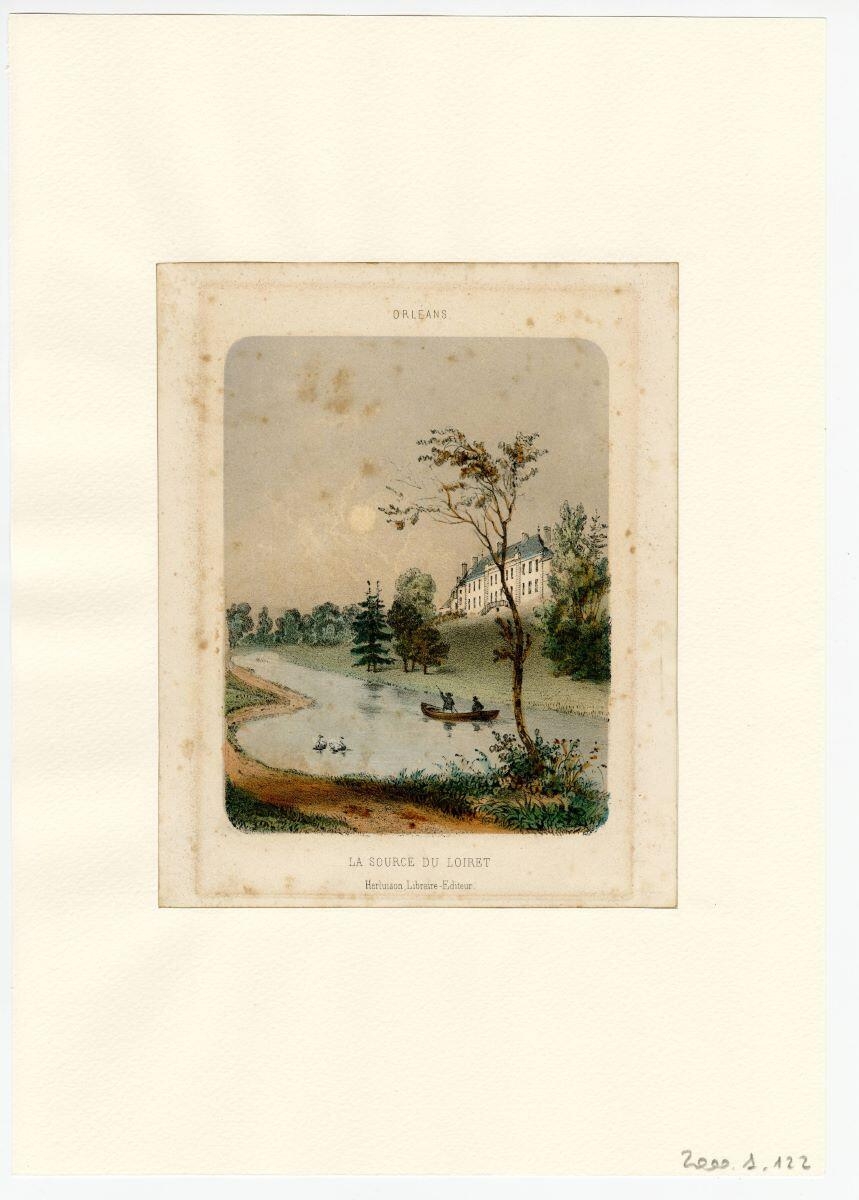 ORLEANS / la source du Loiret (titre inscrit)