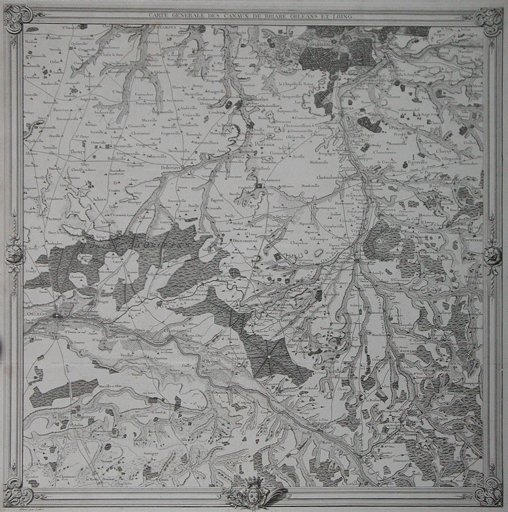 Carte gEnErale des canaux de Briare OrlEans et Loing. (titre inscrit)