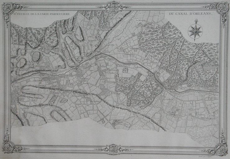 II.e feuille de la carte particuliEre du canal d'OrlEans (titre inscrit)
