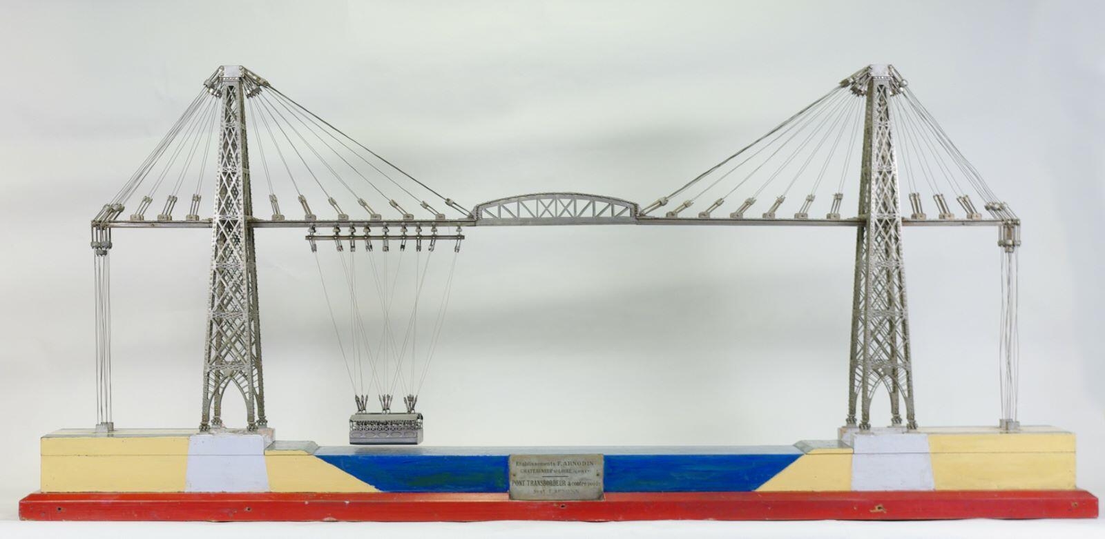Maquette du pont transbordeur de Nantes (titre factice)