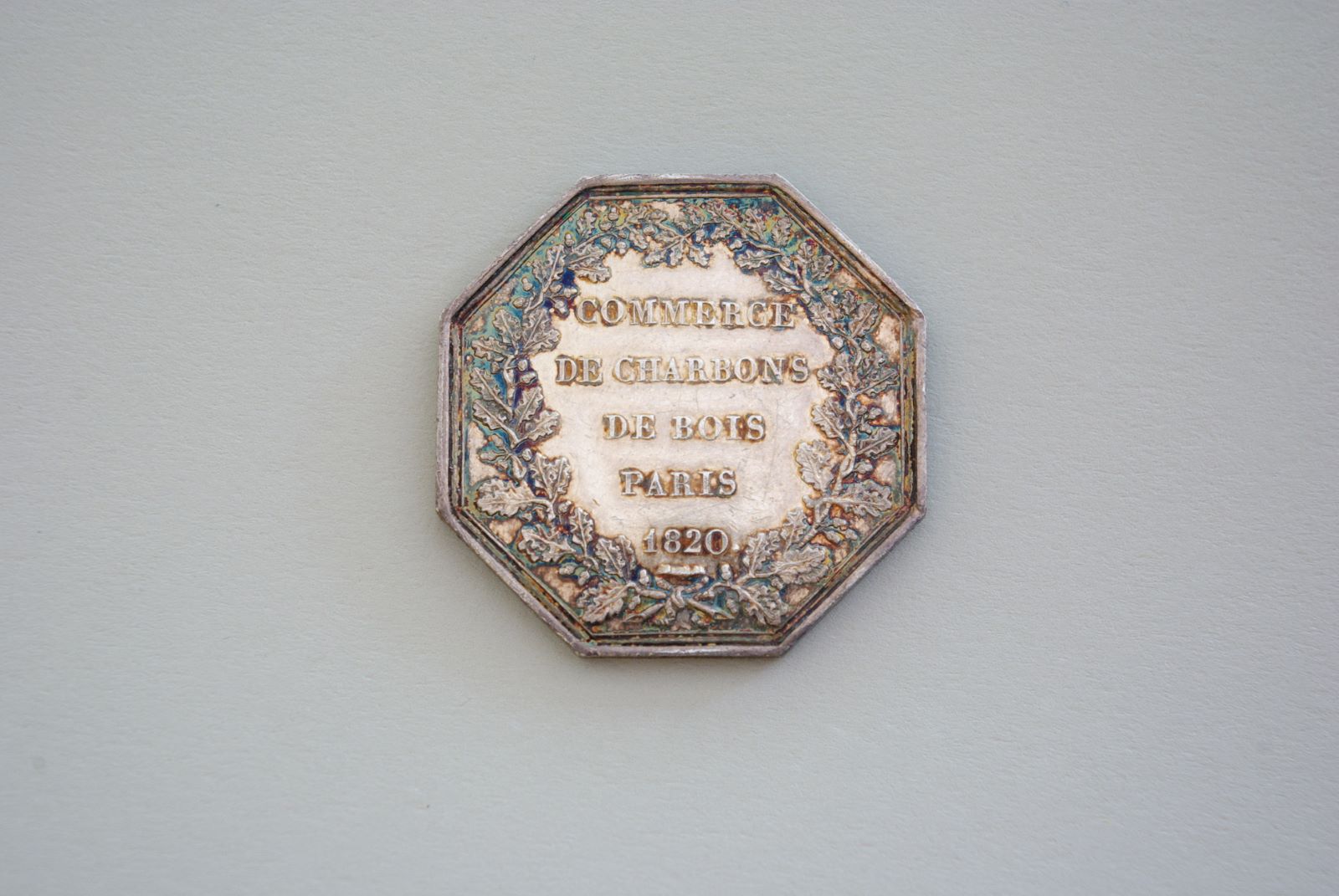 Jeton de commerce des charbons de bois de Paris (titre factice)